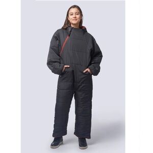 Selk Wearable Puffer Sleeping Bag Jumpsuit Black
